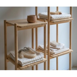 Andrea House - Ραφιέρα Μπάνιου 4 Επιπέδων Bamboo 123cm