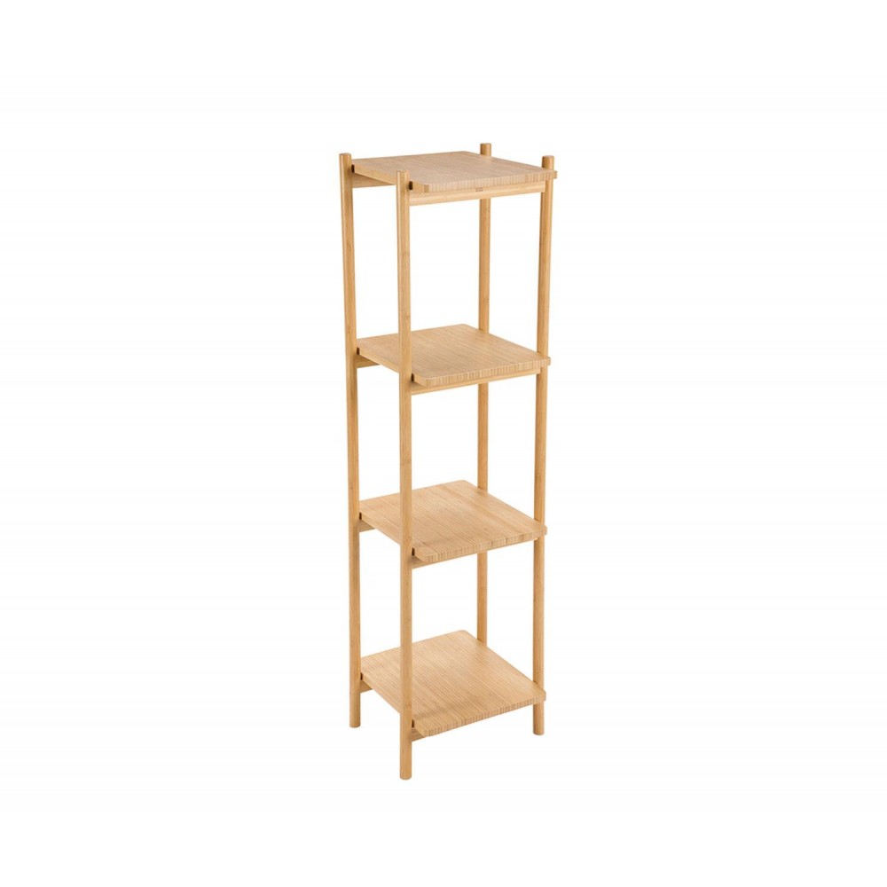 Andrea House - Ραφιέρα Μπάνιου 4 Επιπέδων Bamboo 123cm