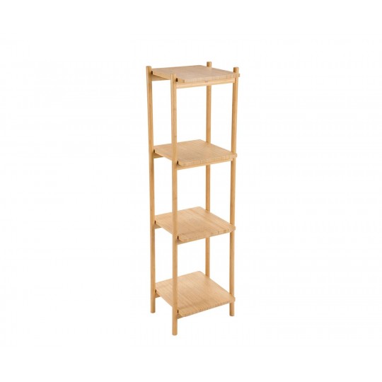 Andrea House - Ραφιέρα Μπάνιου 4 Επιπέδων Bamboo 123cm
