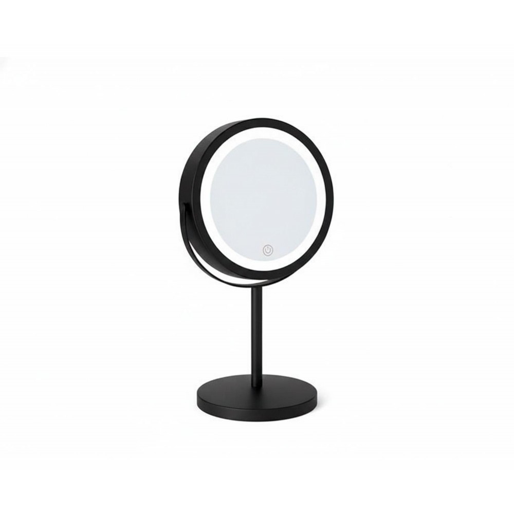 Andrea House - Επιτραπέζιος Καθρέφτης Μπάνιου LED Black Matte 5x
