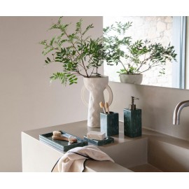 Andrea House - Μαρμάρινο Ποτηράκι Για Οδοντόβουρτσες Green Marble