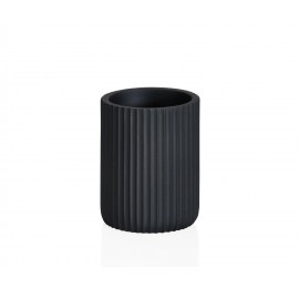 Andrea House - Ποτηράκι Για Οδοντόβουρτσες Black Stripes