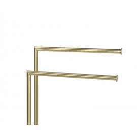 Andrea House - Επιδαπέδια Κρεμάστρα Για Πετσέτες 2 Θέσεων Gold Marble Effect