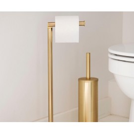 Andrea House - Βάση Δαπέδου Για Χαρτί Τουαλέτας Gold Metal