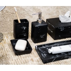 Andrea House - Βάση Για Σαπούνι Vintage Black Marble Effect Andrea House - Βάση Για Σαπούνι Vintage Black Marble Effect