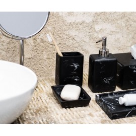 Andrea House - Αντλία Για Σαπούνι Vintage Black Marble Effect