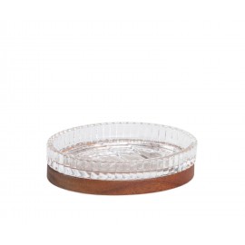 Andrea House - Βάση Για Σαπούνι Wooden Glass