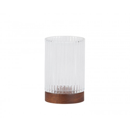 Andrea House - Ποτηράκι Για Οδοντόβουρτσες Wooden Glass