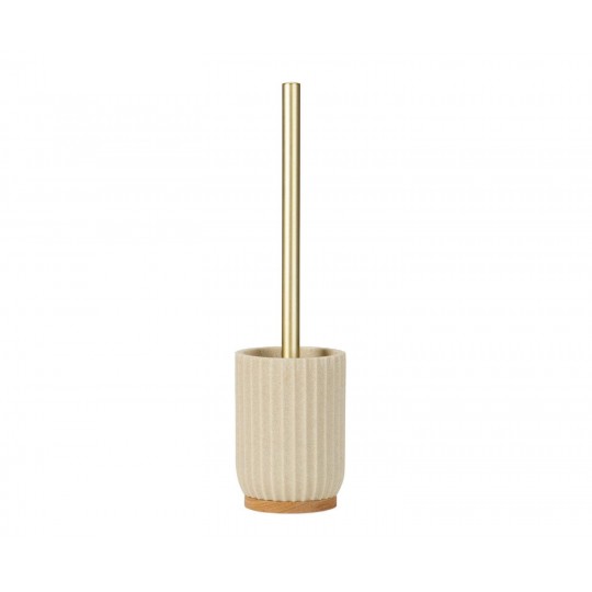 Andrea House - Πιγκάλ Μπάνιου Wood/Beige Resin
