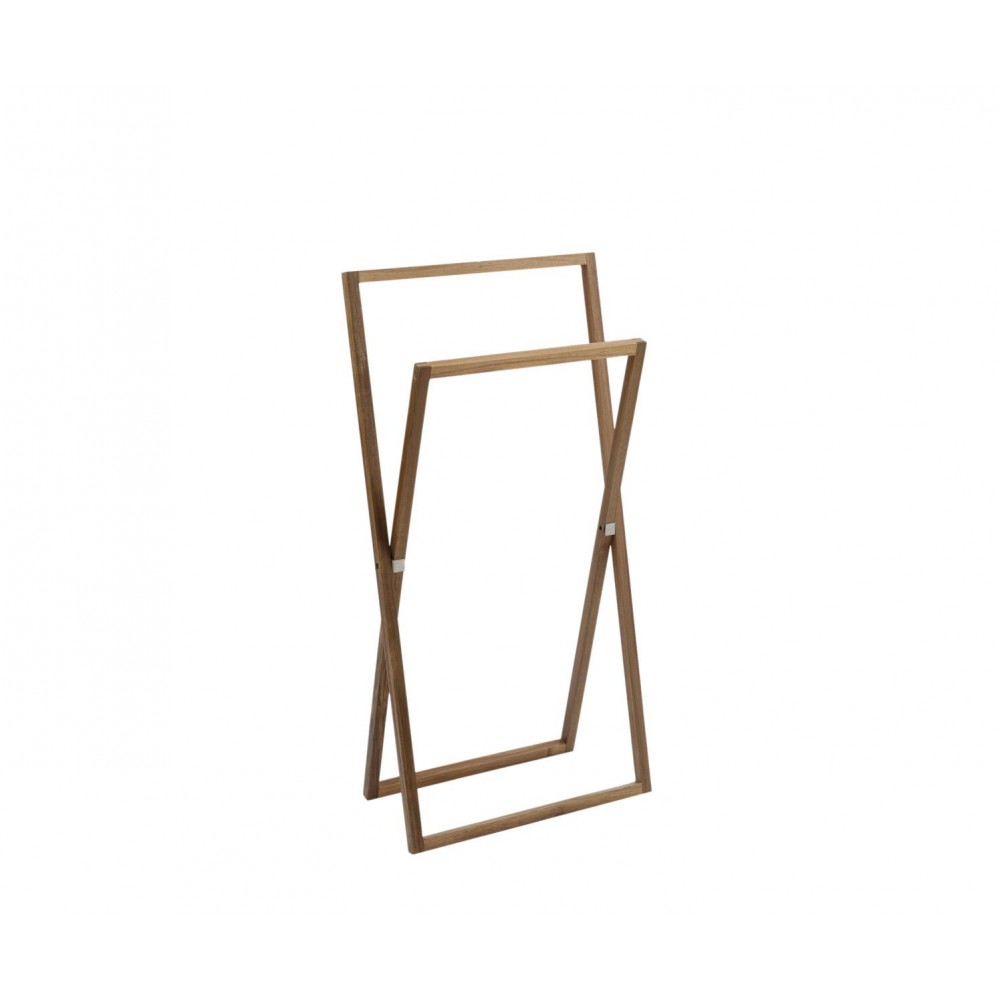 Andrea House - Επιδαπέδια Αναδιπλούμενη Κρεμάστρα Για Πετσέτες Acacia Wood