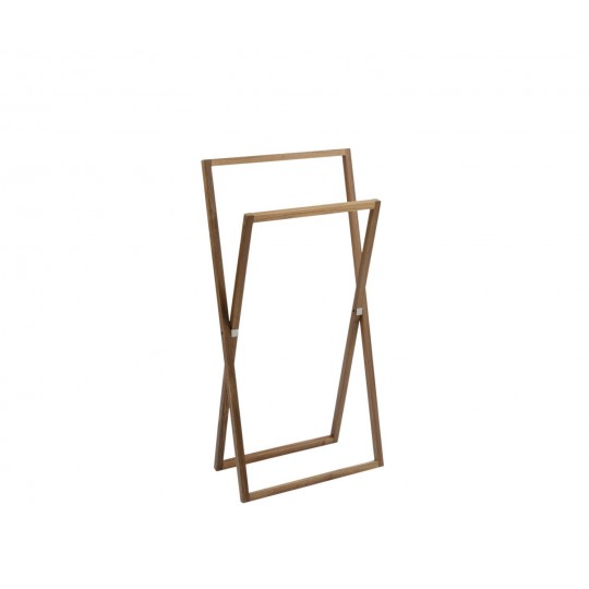 Andrea House - Επιδαπέδια Αναδιπλούμενη Κρεμάστρα Για Πετσέτες Acacia Wood