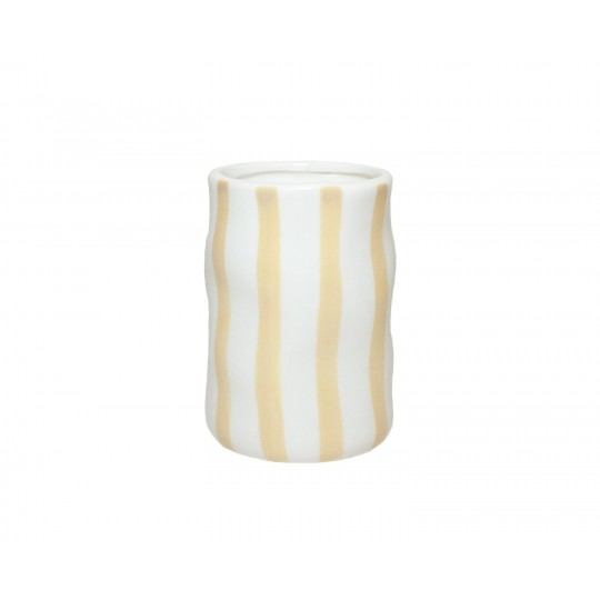 Andrea House - Ποτηράκι Για Οδοντόβουρτσες Bari White - Beige