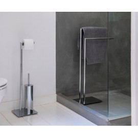 Andrea House - Βάση Δαπέδου Για Χαρτί Τουαλέτας & Πιγκάλ Μπάνιου Chrome