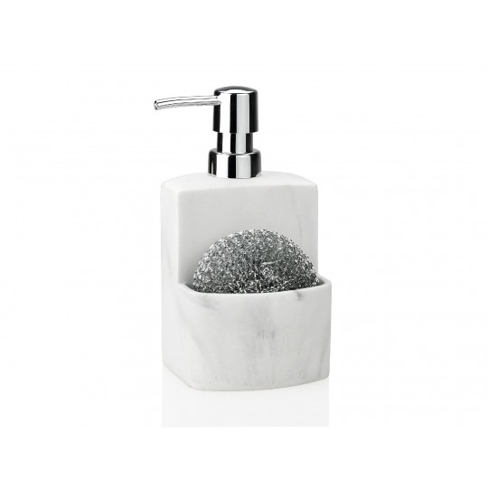Andrea House - Αντλία Για Σαπούνι Κουζίνας Marble Effect White