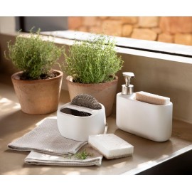 Andrea House - Βάση Για Σφουγγαράκια Κουζίνας Ceramic White