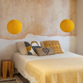 La Case De Cousin Paul - Φωτιστικό Οροφής Globe Curry 38cm