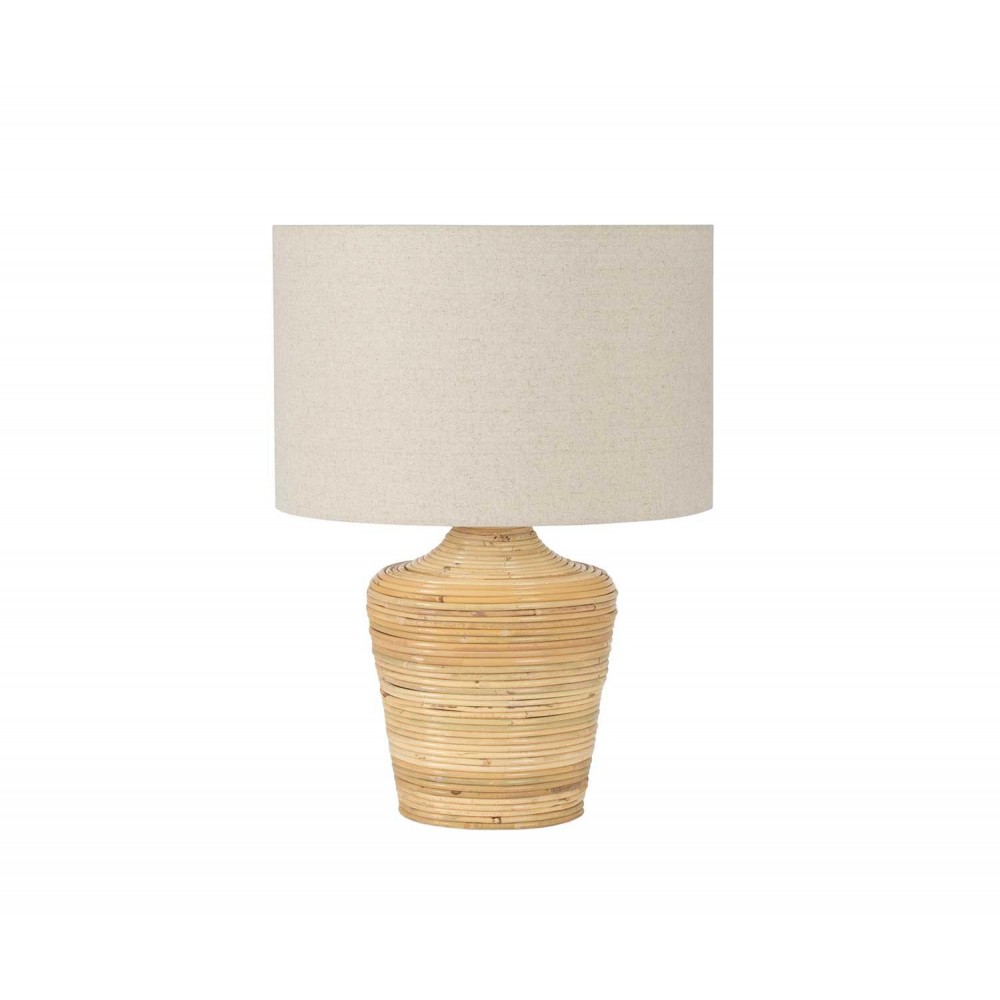 Andrea House - Επιτραπέζιο Φωτιστικό Palma Linen Rattan