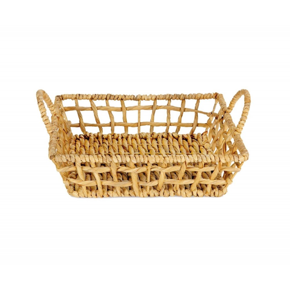 Andrea House - Πλεκτός Δίσκος Με Χερούλια Water Hyacinth