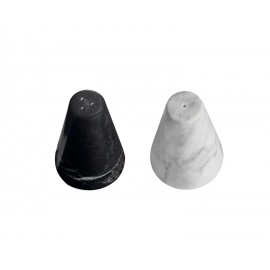 Andrea House - Σετ Αλάτι-Πιπέρι Marble Black/White