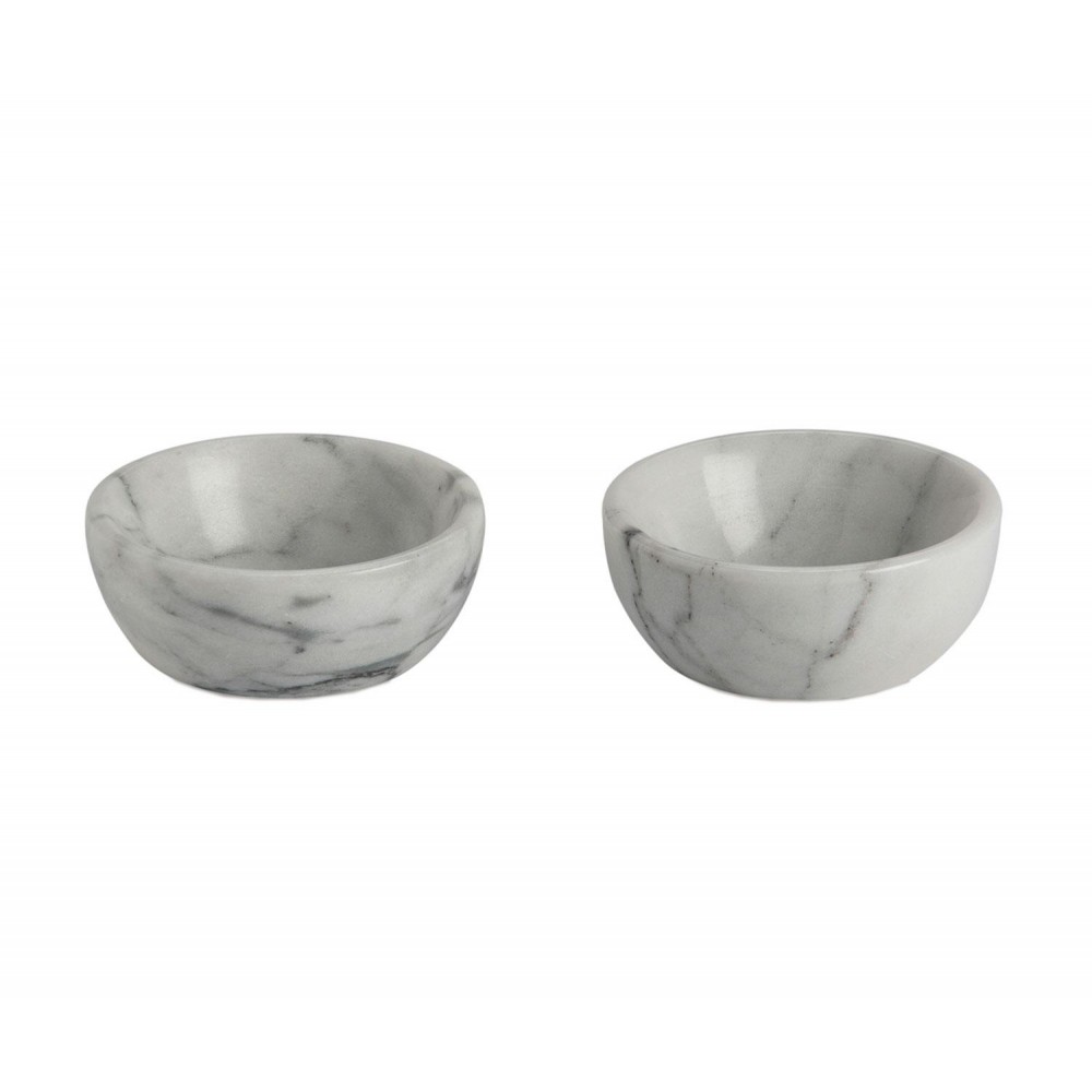Andrea House - Σετ 2 Μαρμάρινα Μίνι Μπολ Για Dip