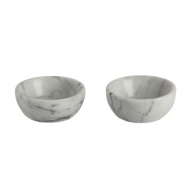 Andrea House - Σετ 2 Μαρμάρινα Μίνι Μπολ Για Dip