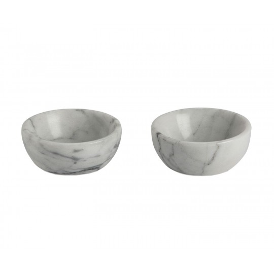 Andrea House - Σετ 2 Μαρμάρινα Μίνι Μπολ Για Dip