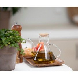 Andrea House - Δοχείο Λαδιού Με Καπάκι Bamboo 0,5L