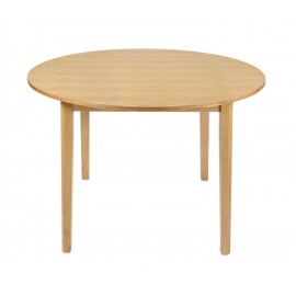 Andrea House - Στρογγυλή Ξύλινη Τραπεζαρία Ø120cm