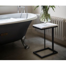 Andrea House - Βοηθητικό Τραπεζάκι Black White Marble Andrea House - Βοηθητικό Τραπεζάκι Black White Marble