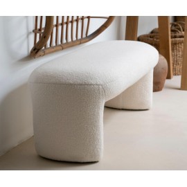 Andrea House - Παγκάκι Με Ύφασμα Boucle 110cm Andrea House - Παγκάκι Με Ύφασμα Boucle 110cm