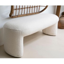 Andrea House - Παγκάκι Με Ύφασμα Boucle 110cm Andrea House - Παγκάκι Με Ύφασμα Boucle 110cm