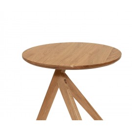 Andrea House - Δρύινο Coffee Table Ø60cm
