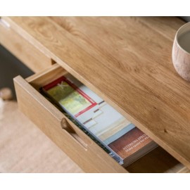 Andrea House - Ξύλινη Κονσόλα Oak Wood