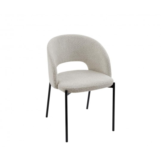Andrea House - Καρέκλα Με Επένδυση Υφάσματος Elia