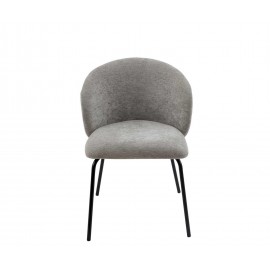 Andrea House - Καρέκλα Με Επένδυη Υφάσματος Grey Lina