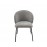 Andrea House - Καρέκλα Με Επένδυη Υφάσματος Grey Lina
