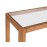 Andrea House - Κονσόλα Oak Wood Glass