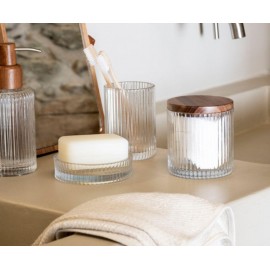 Andrea House - Γυάλινο Βάζο Μπάνιου Acacia Glass