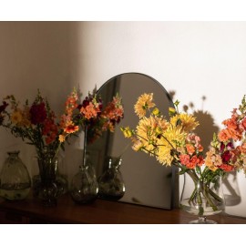 Andrea House - Καθρεφτης Τοίχου Black Arch Metal 60x2.5x70cm