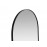 Andrea House - Καθρεφτης Τοίχου Black Arch Metal 60x2.5x70cm