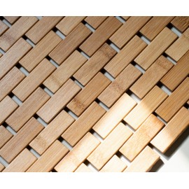 Andrea House - Πατάκι Μπάνιου Bamboo 60x40x0,5 cm