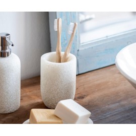 Andrea House - Ποτηράκι Για Οδοντόβουρτσες Stoneware Effect