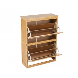 Andrea House - Παπουτσοθήκη Με 2 Ντουλάπια Bamboo