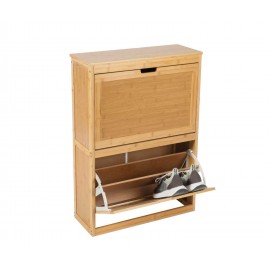 Andrea House - Παπουτσοθήκη Με 2 Ντουλάπια Bamboo