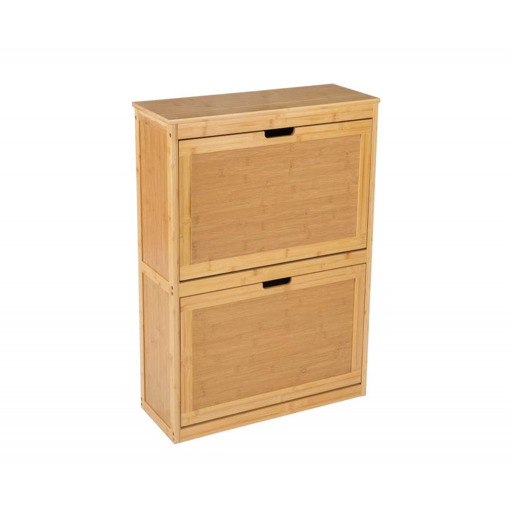 Andrea House - Παπουτσοθήκη Με 2 Ντουλάπια Bamboo