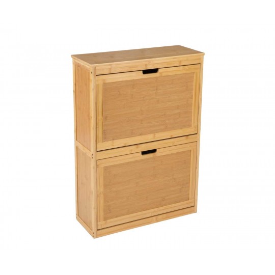 Andrea House - Παπουτσοθήκη Με 2 Ντουλάπια Bamboo