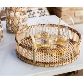 Andrea House - Στρογγυλός Δίσκος Bamboo 35cm