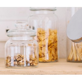 Andrea House - Γυάλινο Δοχείο Με Καπάκι 600ml