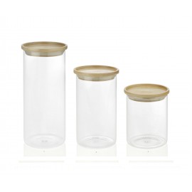 Andrea House - Γυάλινο Δοχείο Με Καπάκι Large