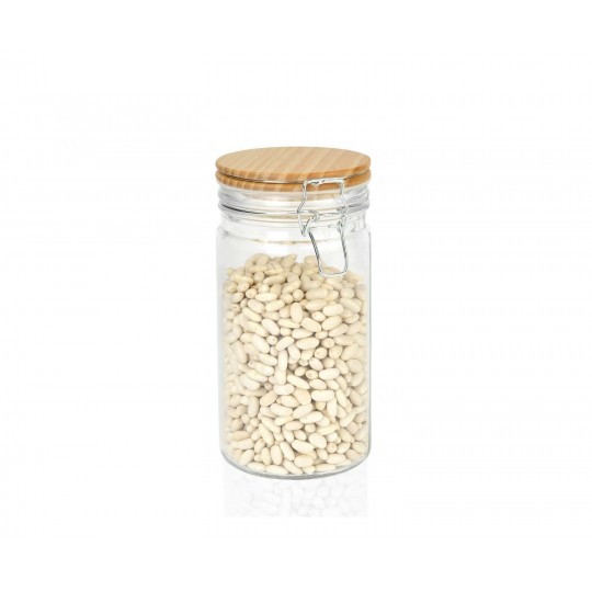 Andrea House - Γυάλινο Δοχείο Με Κλιπ Medium Andrea House - Γυάλινο Δοχείο Με Κλιπ Medium